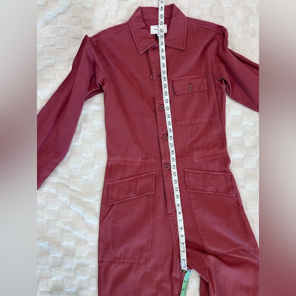 Current/Elliott Richland Jumpsuit in Berry Pink Wash for Women - Picture 10 of 16